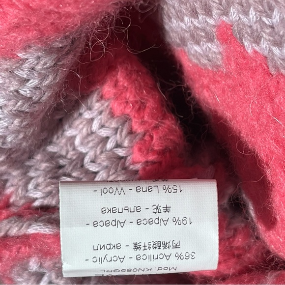 MARCO RAMBALDI Embroidered Acrylic Blend Sweater Hearts - Picture 6 of 7